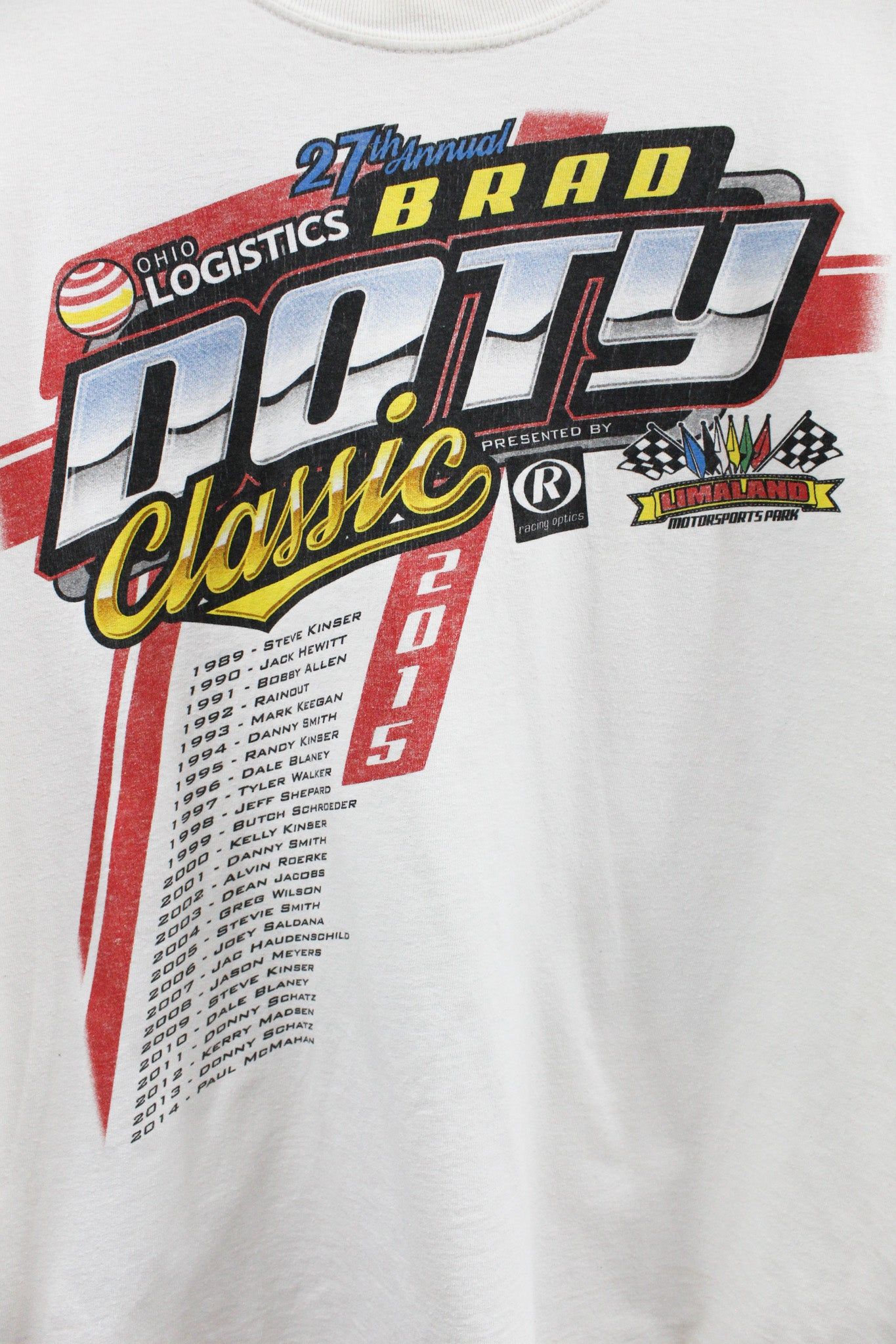 2015 Nascar Doty Classic Tee With Signatures sold by HG Vintage product image thumbnail 2