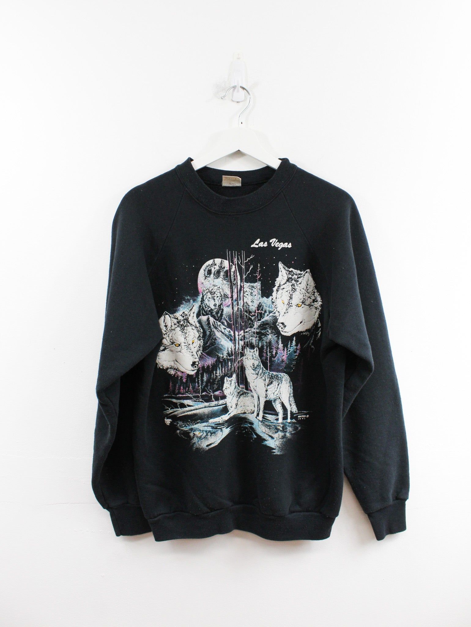Vintage 1991 Las Vegas Wolves In Forest Crewneck sold by HG Vintage