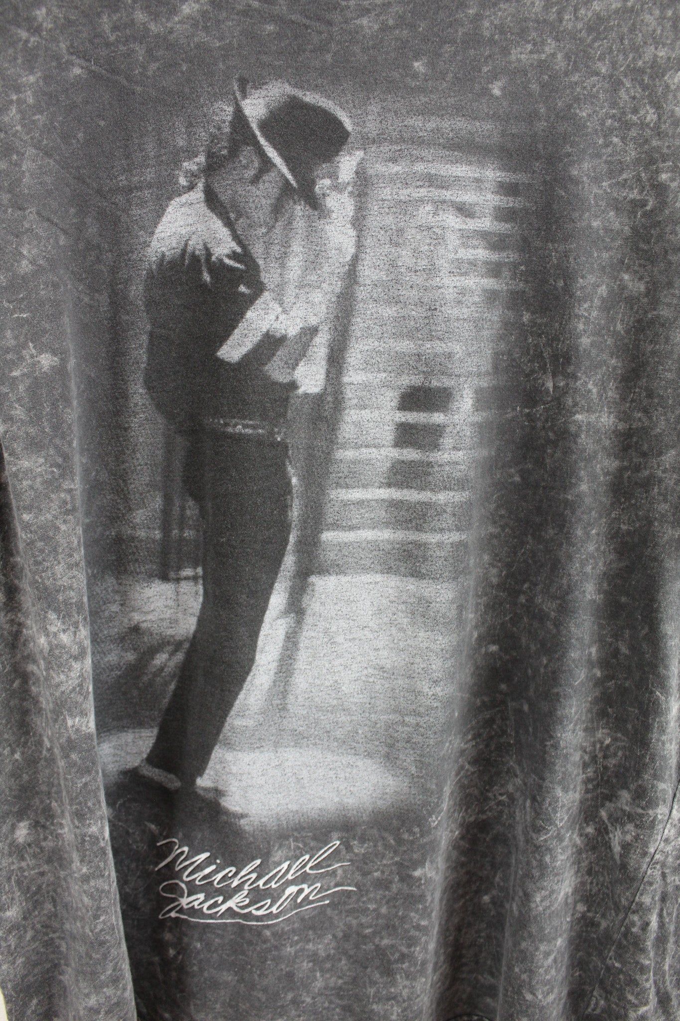 Michael Jackson Fedora Picture Tee sold by HG Vintage product image thumbnail 2