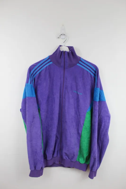 70's 80'sヴィンテージ　adidas ブルー　ジップアップジャケット 70's 80'sヴィンテージ adidas ブルー ジップアップジャケット