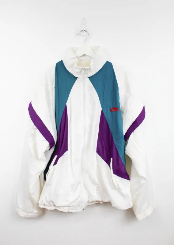 Nike Zip Up Sleeves 80's Windbreaker sold by HG Vintage