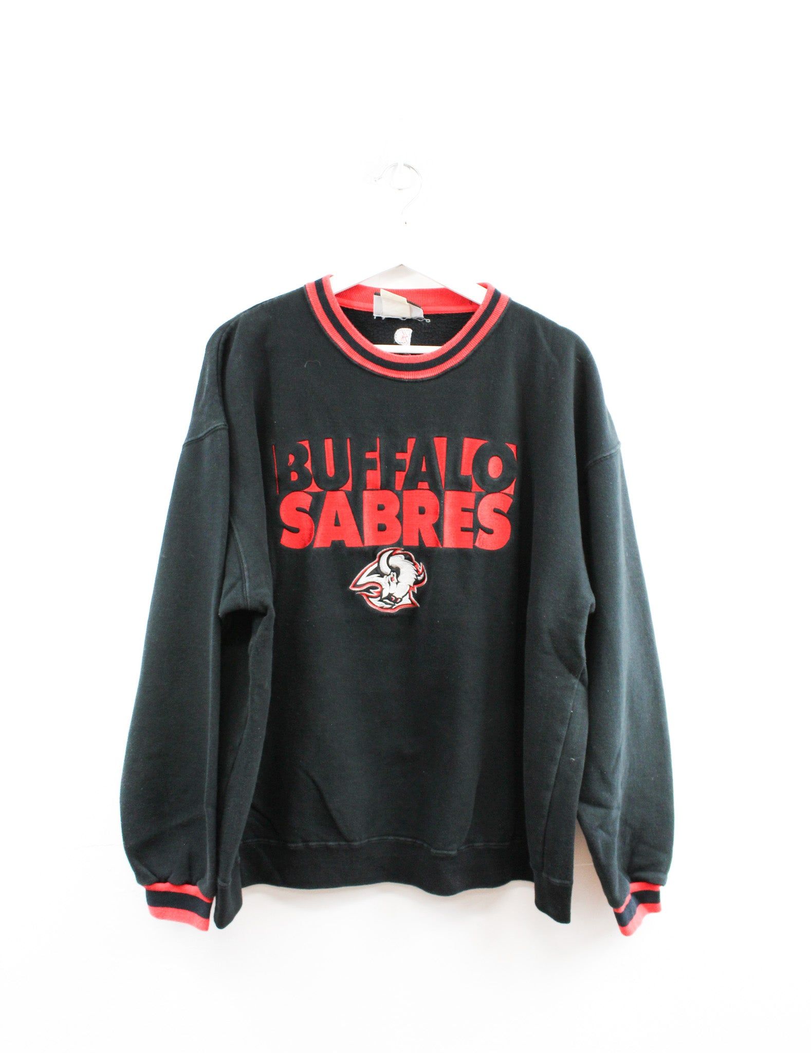 Vintage NFL Buffalo Sabres Embroidered Logo & Script Crewneck sold by HG Vintage