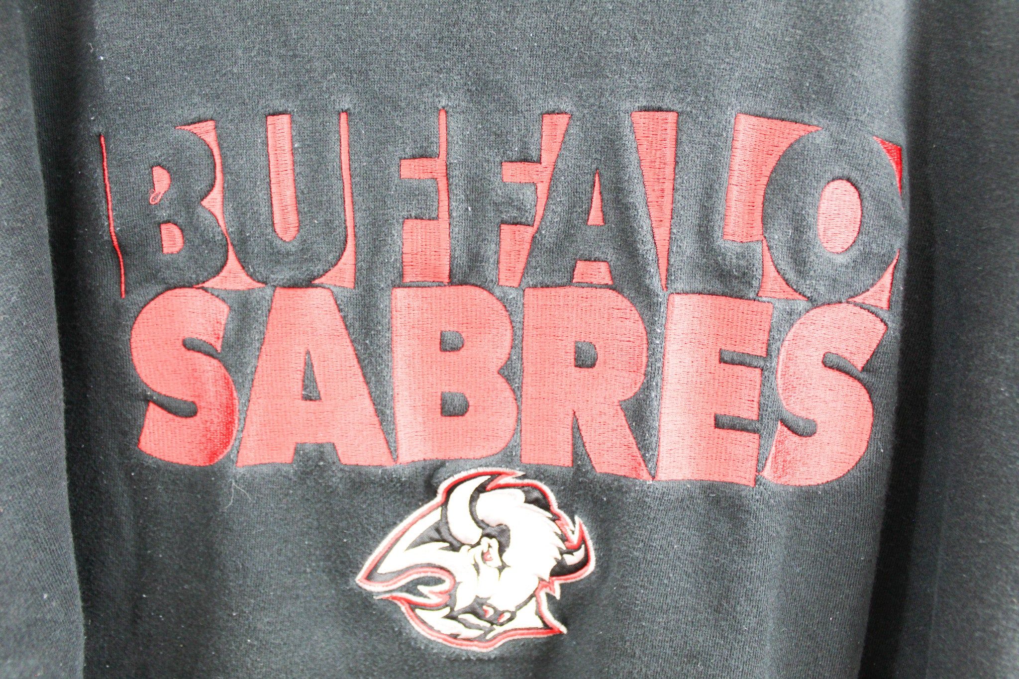 Vintage NFL Buffalo Sabres Embroidered Logo & Script Crewneck sold by HG Vintage product image thumbnail 2