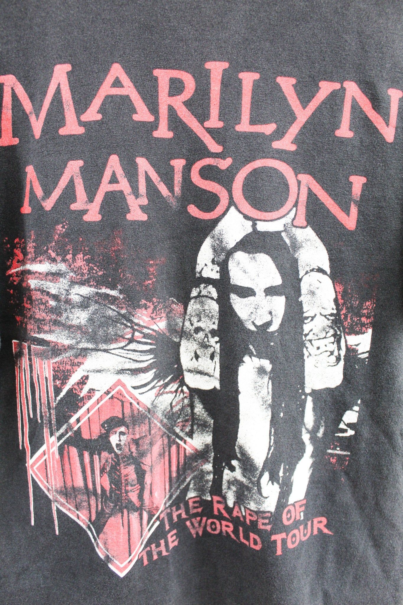 Marilyn Manson 2008 World Tour Tee sold by HG Vintage product image thumbnail 2
