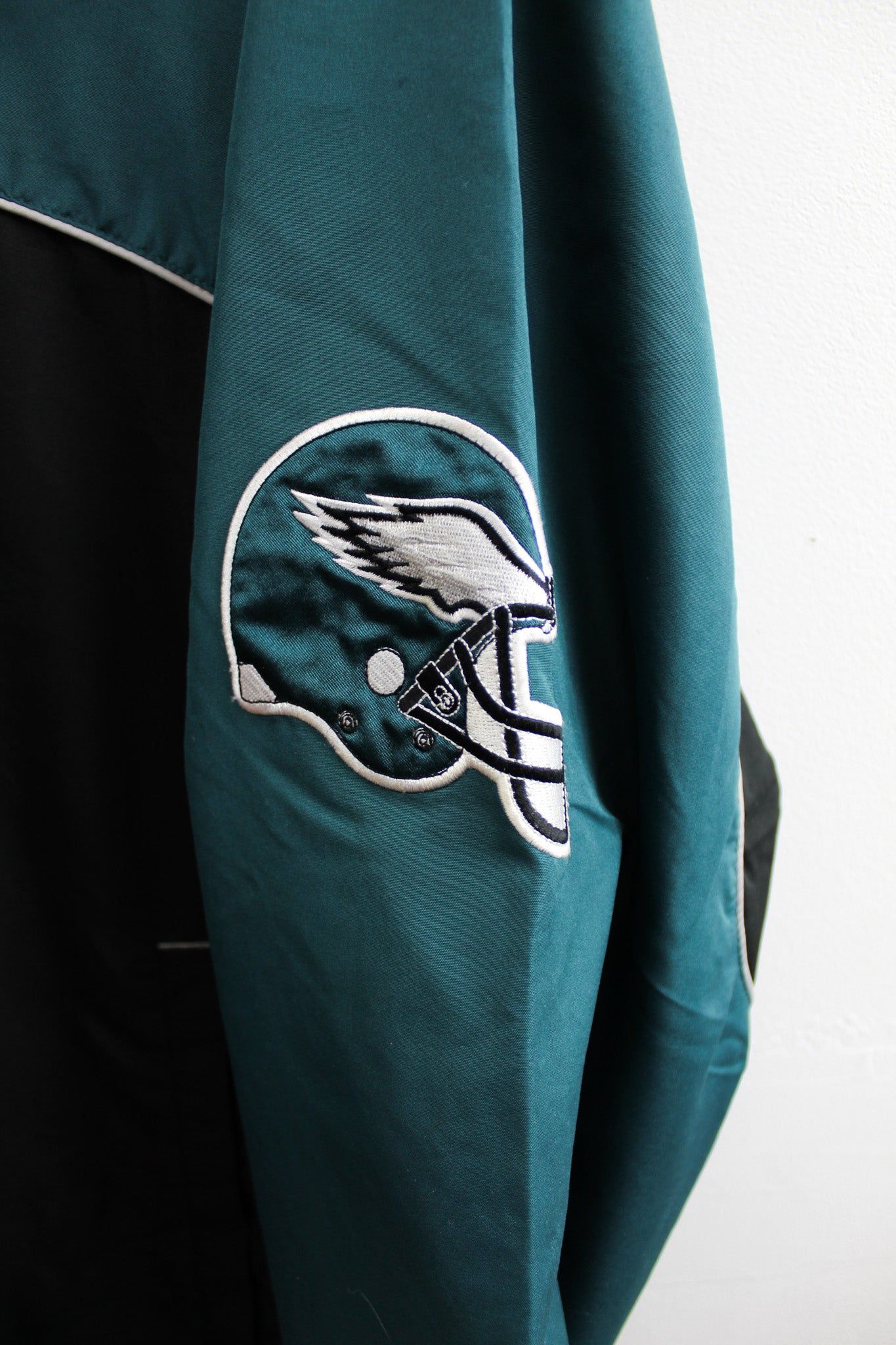 CC- Vintage NFL Philadelphia Eagles Quarterzip Nylon Windbreaker sold by HG Vintage product image thumbnail 3