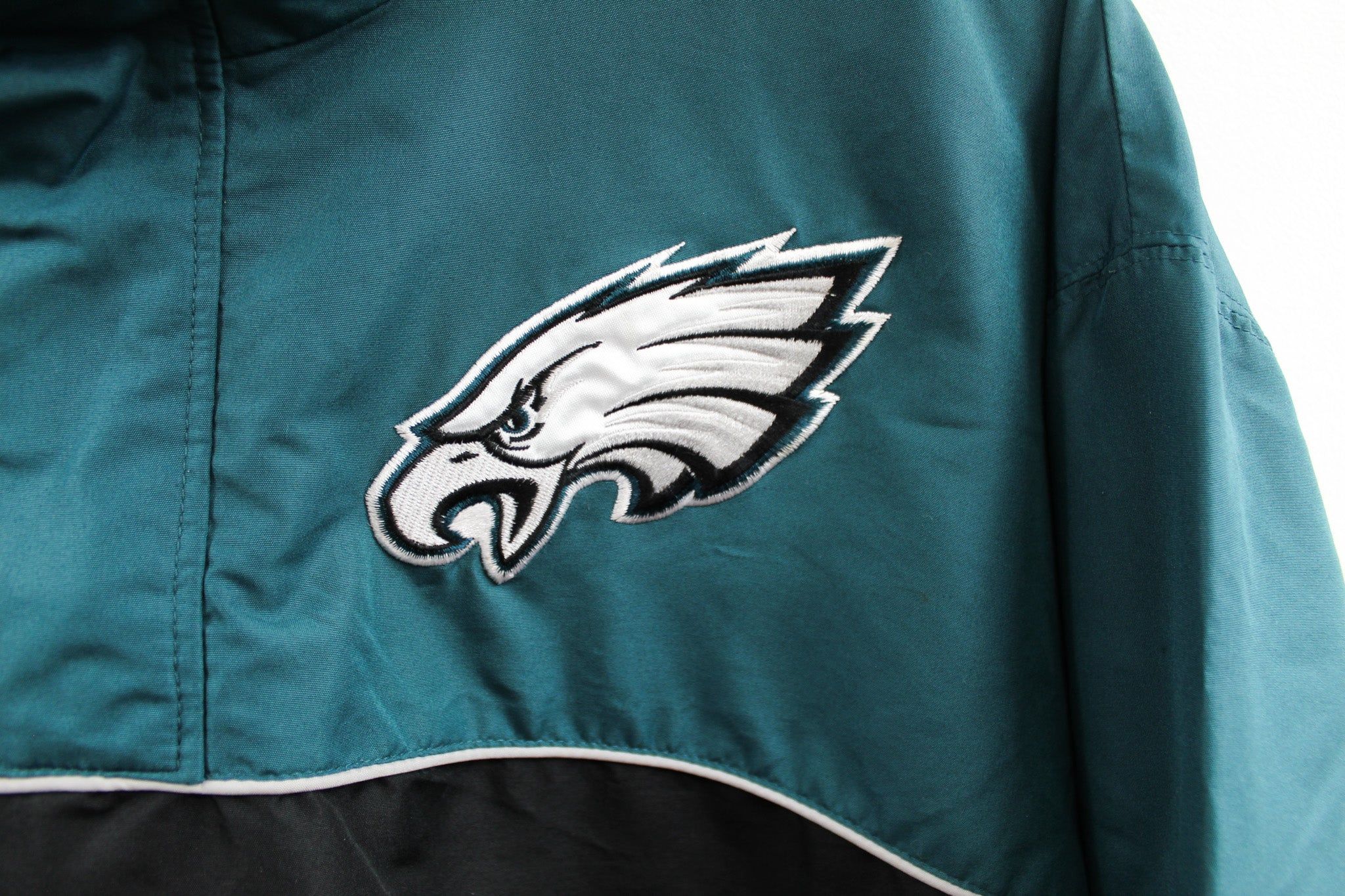 CC- Vintage NFL Philadelphia Eagles Quarterzip Nylon Windbreaker sold by HG Vintage product image thumbnail 2