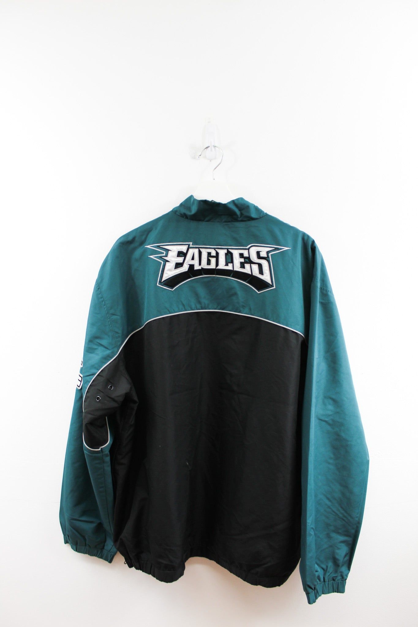 CC- Vintage NFL Philadelphia Eagles Quarterzip Nylon Windbreaker sold by HG Vintage product image thumbnail 4