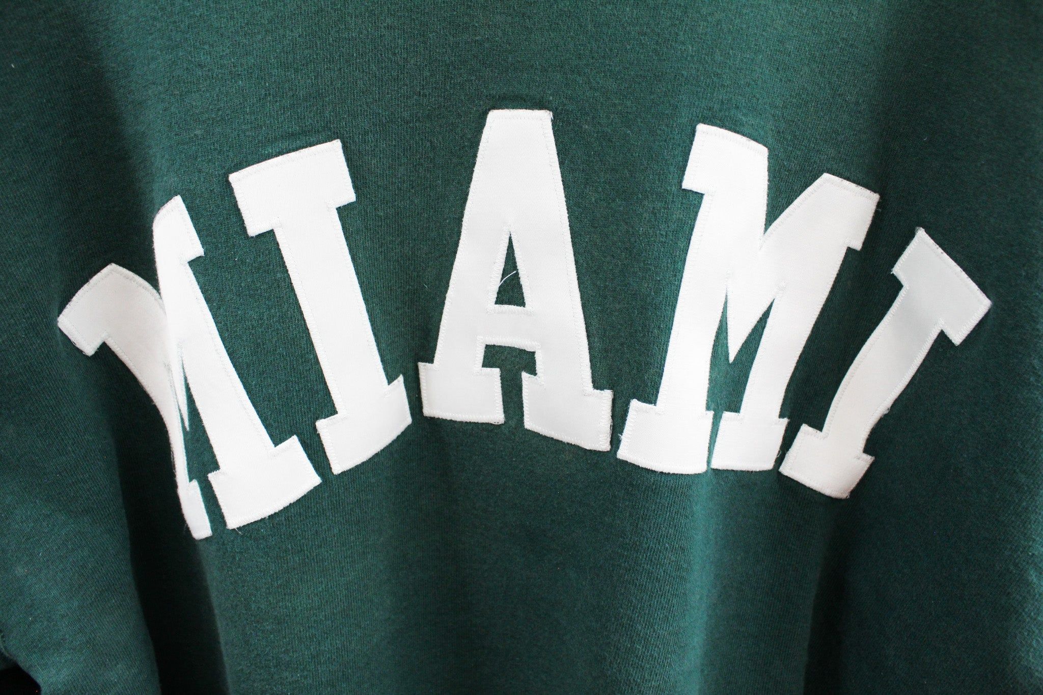 University Of Miami Embroidered Logo Crewneck sold by HG Vintage product image thumbnail 2