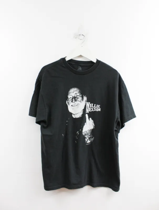 Willie Nelson Smiling Picture Tee sold by HG Vintage