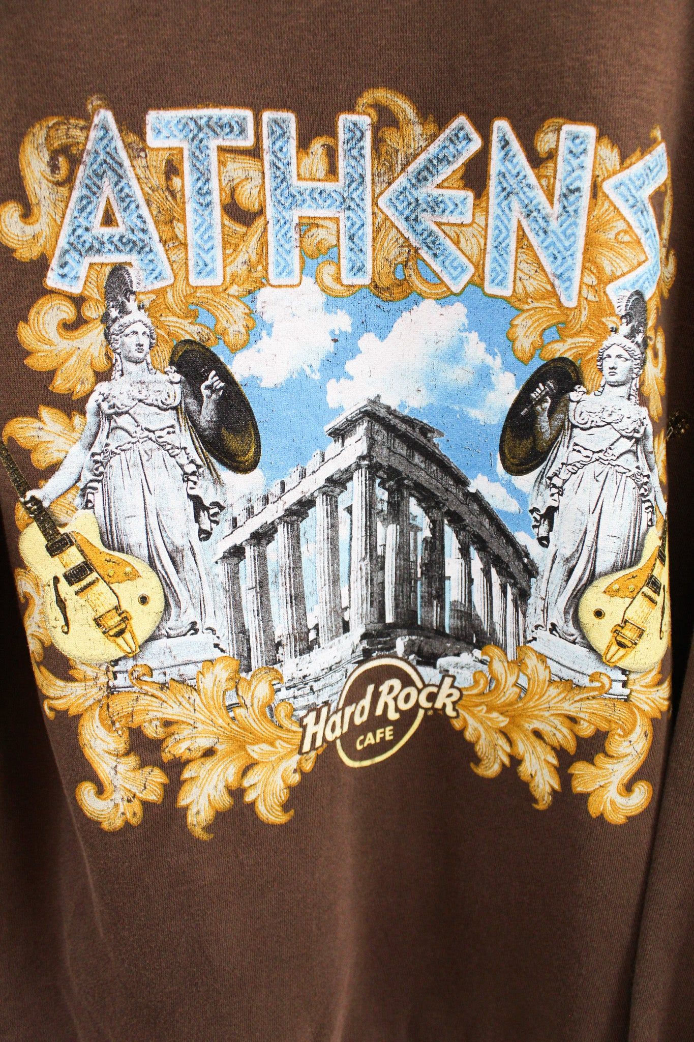 Hard Rock Café Athens Graphic Hoodie sold by HG Vintage product image thumbnail 3