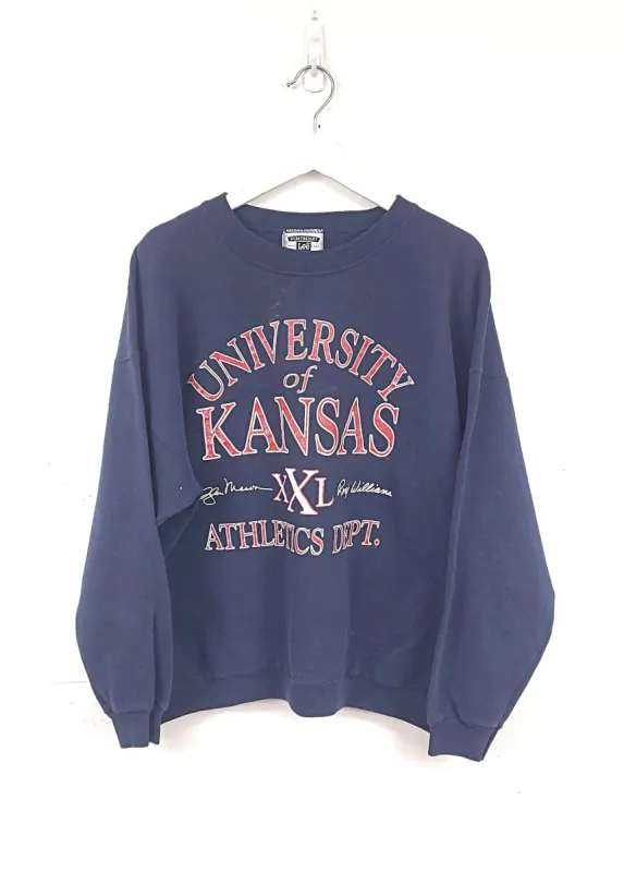 University of Kansas Athletics Made in USA Crewneck sold by HG Vintage