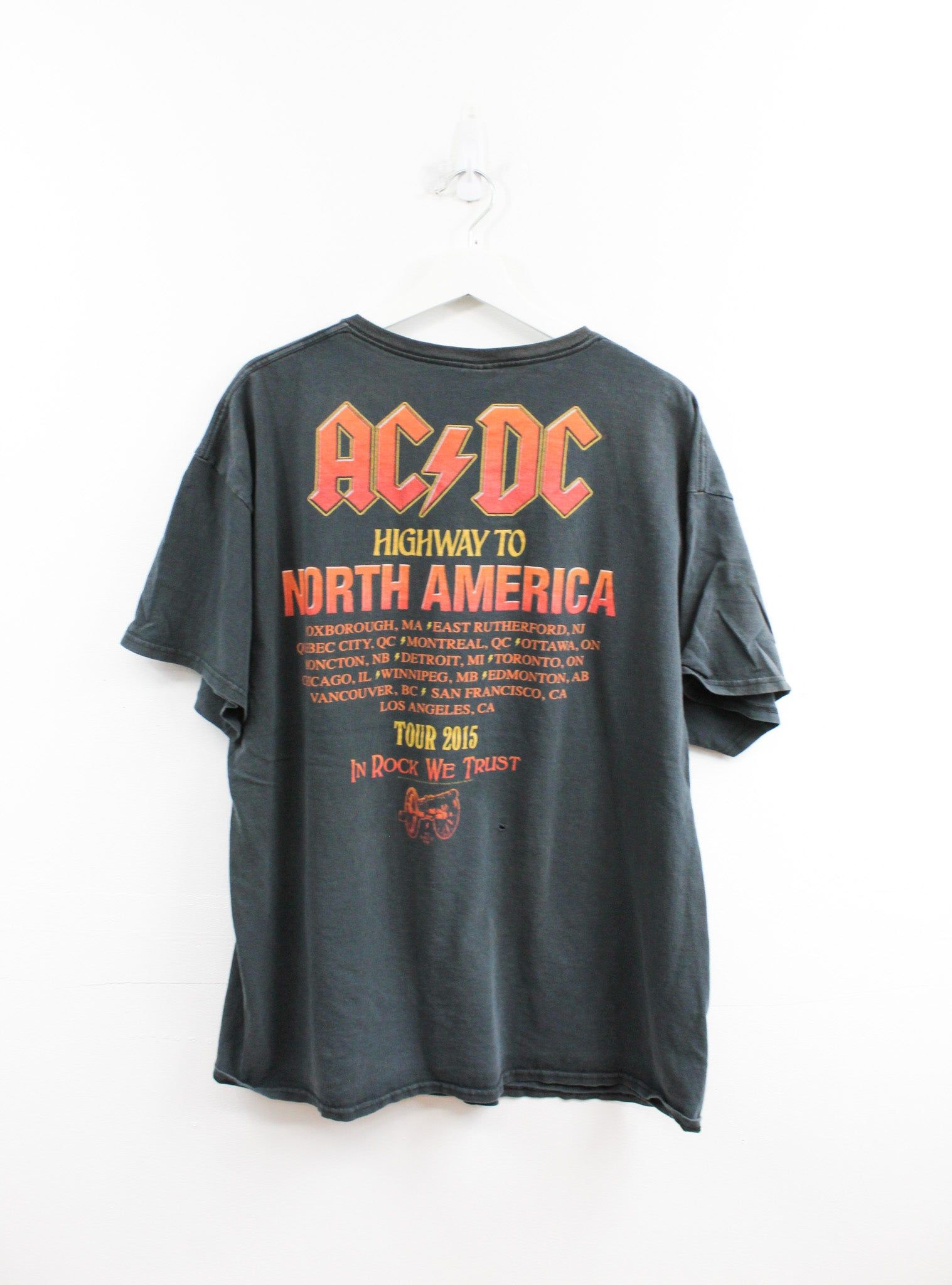 AC/DC 2015 Highway To North America Tour Tee sold by HG Vintage product image thumbnail 4