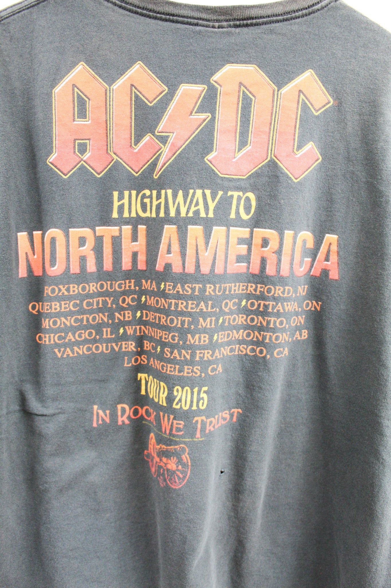 AC/DC 2015 Highway To North America Tour Tee sold by HG Vintage product image thumbnail 5