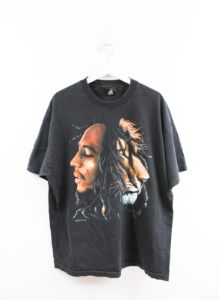 Vintage ZION Bob Marley & Lion Picture Tee sold by HG Vintage