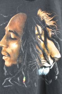 Vintage ZION Bob Marley & Lion Picture Tee sold by HG Vintage