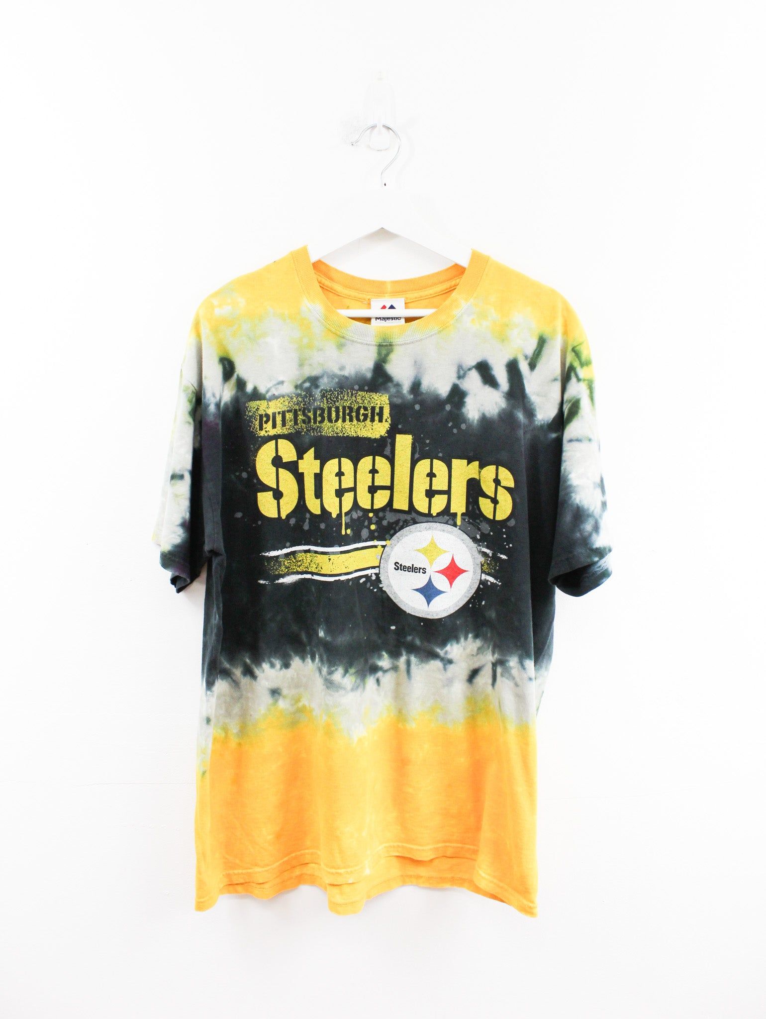 Pittsburgh Steelers Graffiti Logo Tee sold by HG Vintage