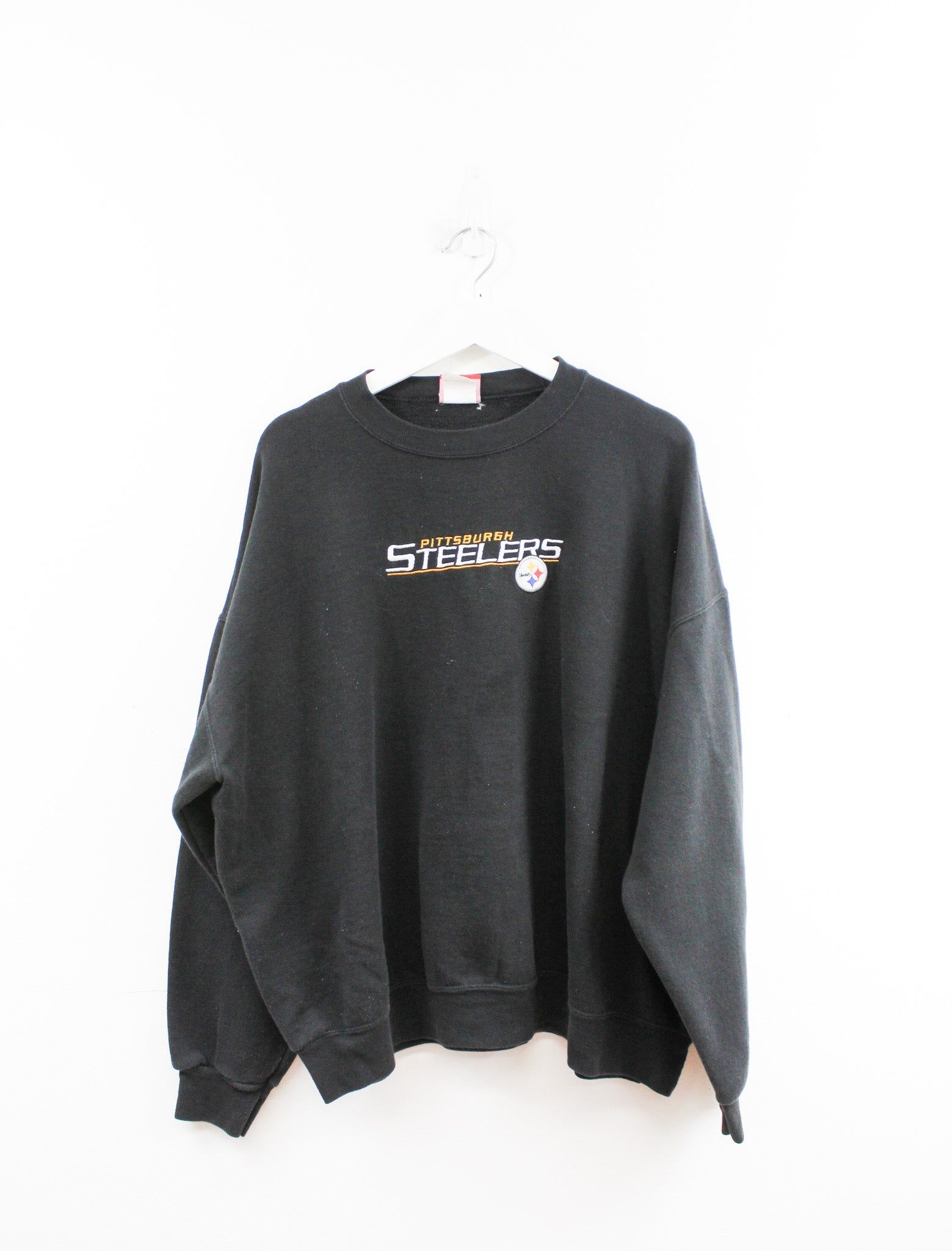 Vintage NFL Pittsburgh Steelers Embroidered Logo Crewneck sold by HG Vintage