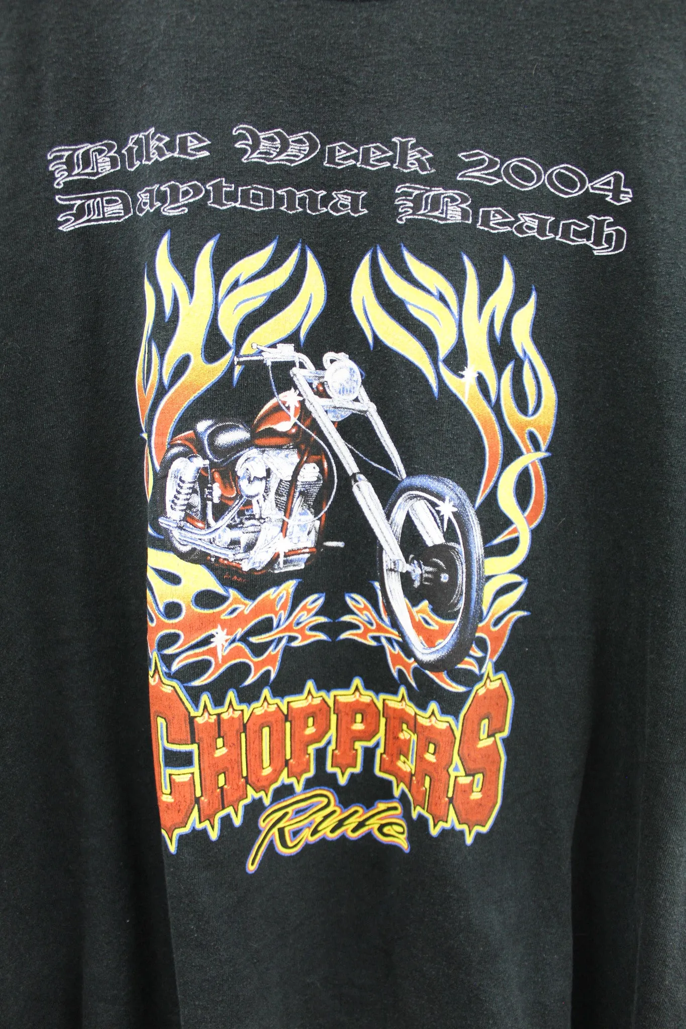 X - Vintage 2004 Daytona Beach Bike Week Choppers Rule Tee sold by HG Vintage product image thumbnail 2