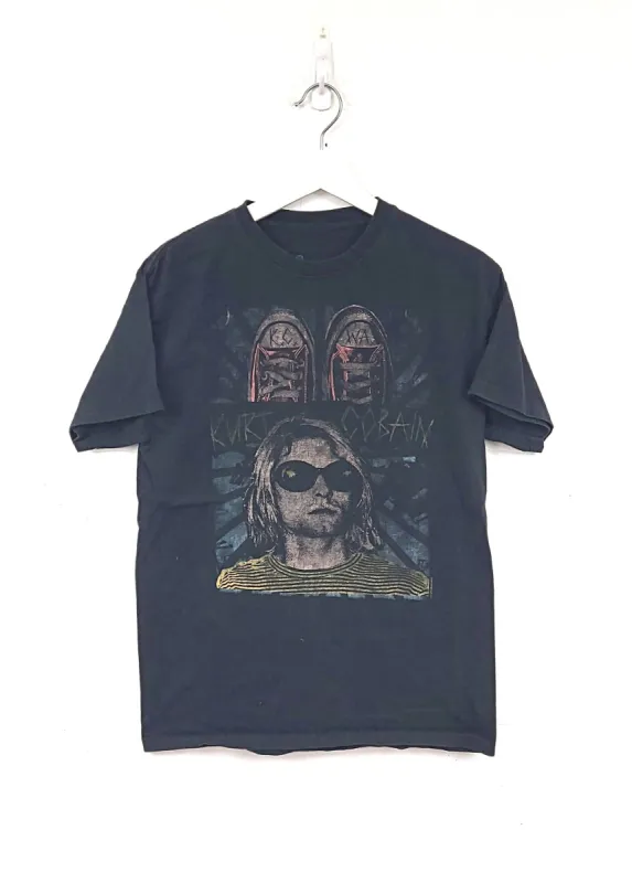 Kurt Cobain Converse & Sunglasses Tee sold by HG Vintage