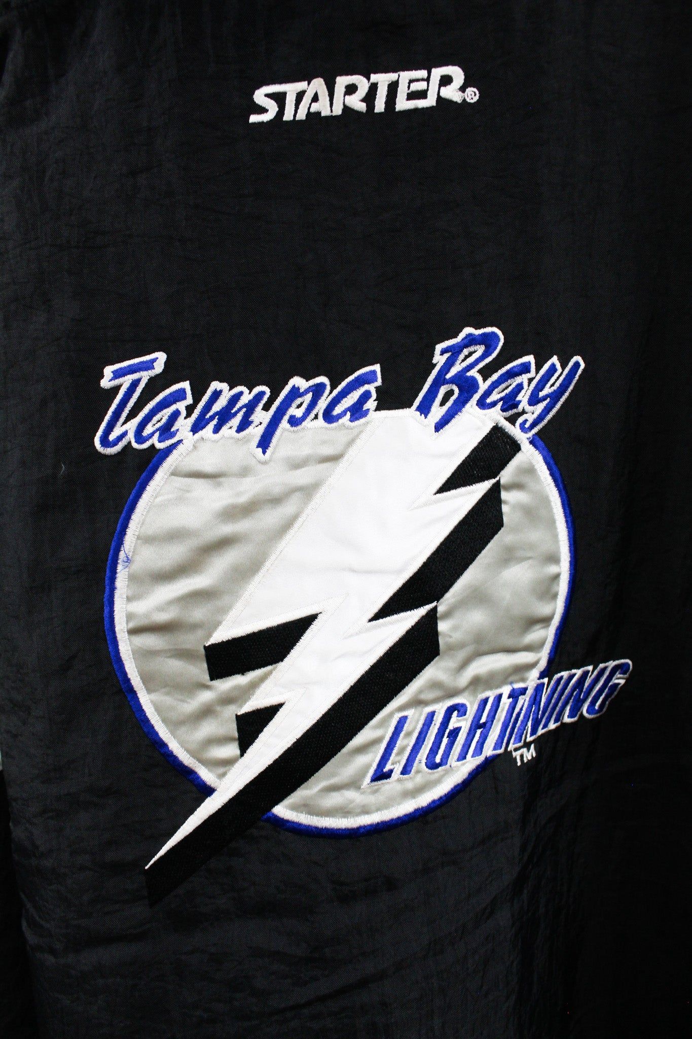 Vintage Starter NHL Tampa Bay Lightning Anorak Winter Jacket sold by HG Vintage product image thumbnail 4