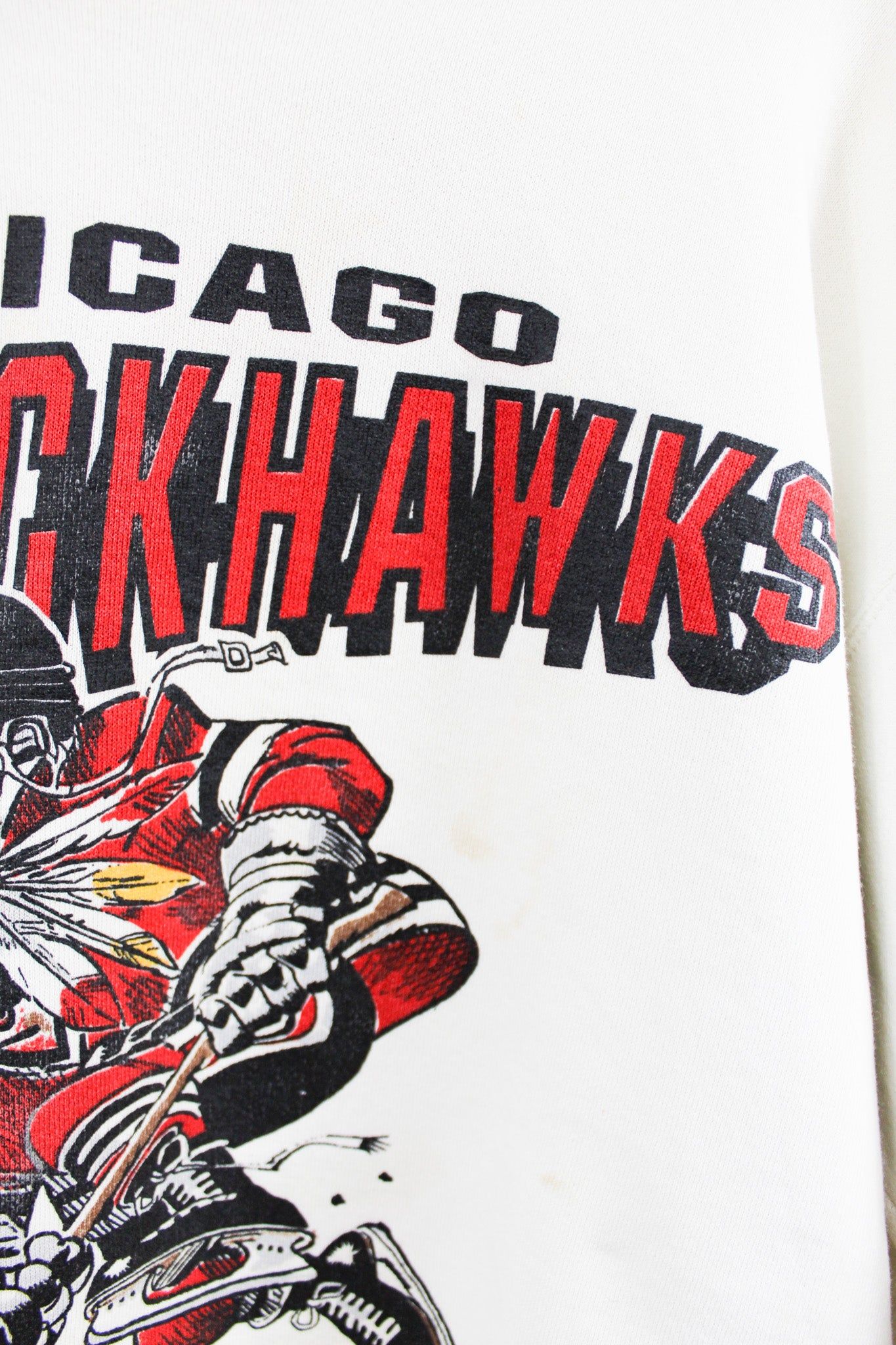 Vintage NHL Chicago Blackhawks Logo Crewneck sold by HG Vintage product image thumbnail 4