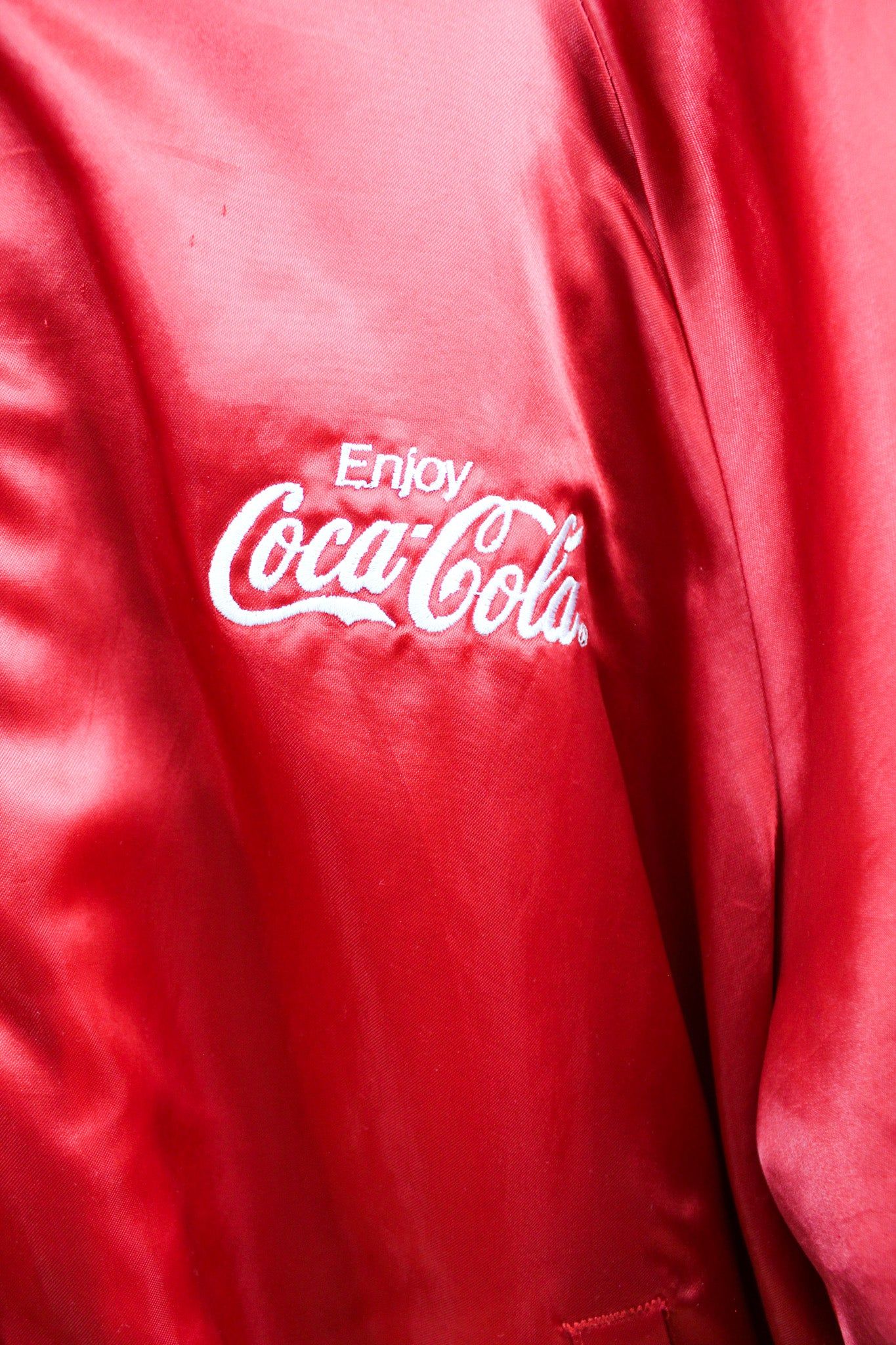 Vintage Coca-Cola Satin Bomber sold by HG Vintage product image thumbnail 2