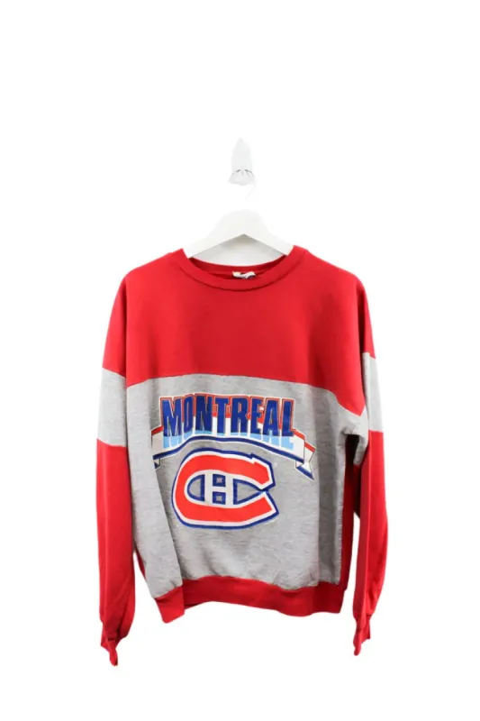 Z- Vintage 1993 Canadiens Logo & Script NHL Harley Tag Crewneck sold by HG Vintage