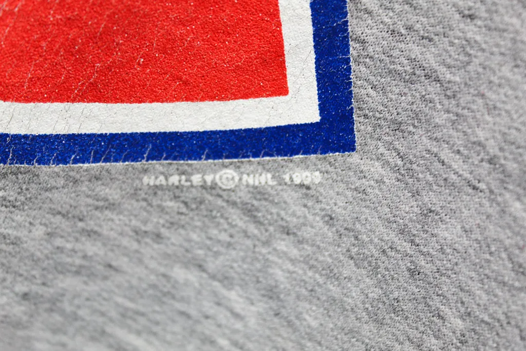 Z- Vintage 1993 Canadiens Logo & Script NHL Harley Tag Crewneck sold by HG Vintage product image thumbnail 3