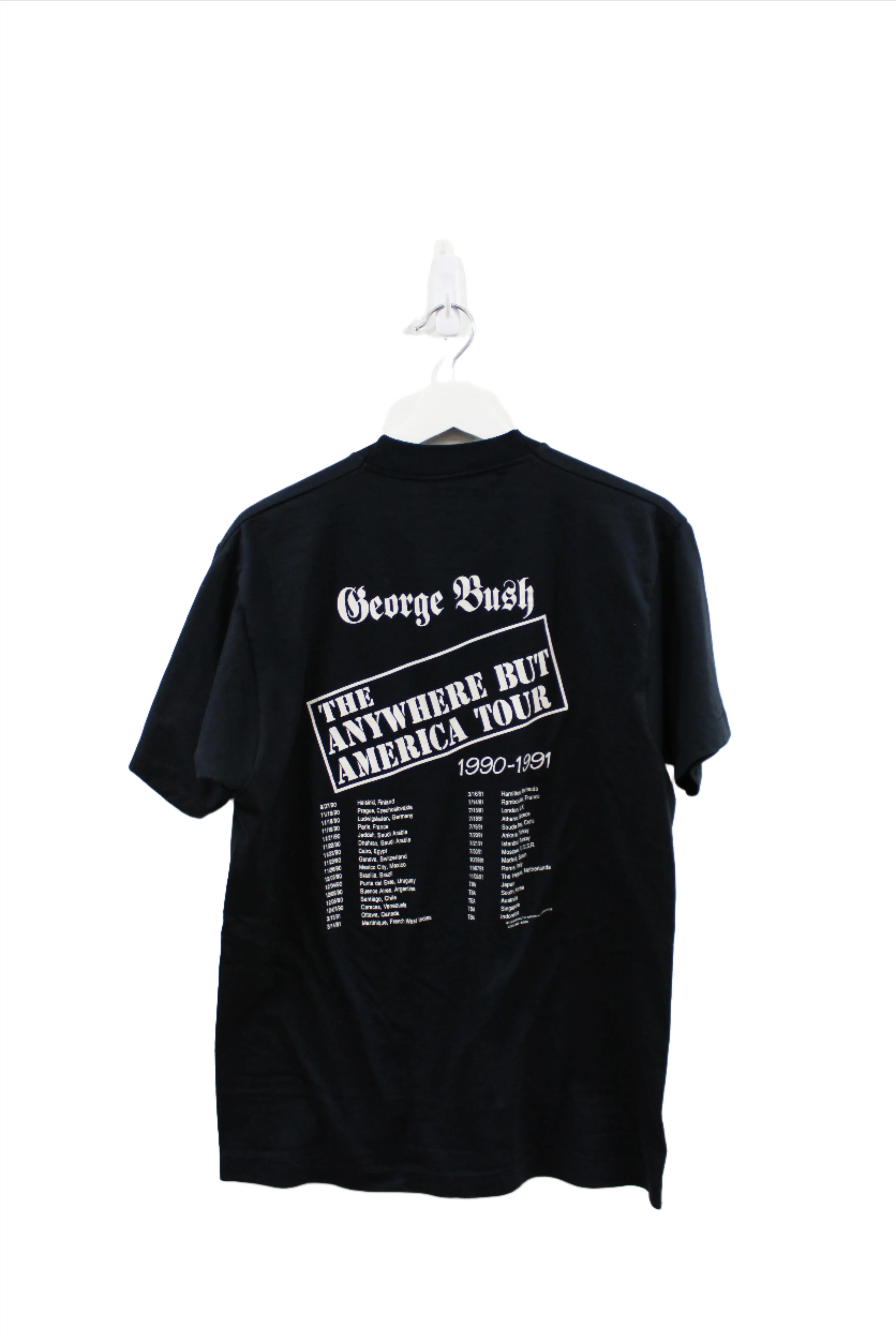 Z - Vintage 90-91 Single Stitch George Bush Anywhere But America Screen Star Tag Tee sold by HG Vintage product image thumbnail 5