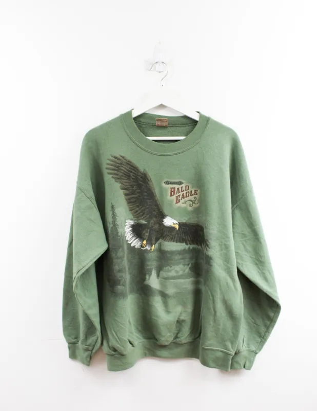 Vintage Bald American Eagle Graphic Crewneck sold by HG Vintage