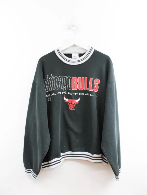 Vintage NBA Chicago Bulls Script Crewneck sold by HG Vintage