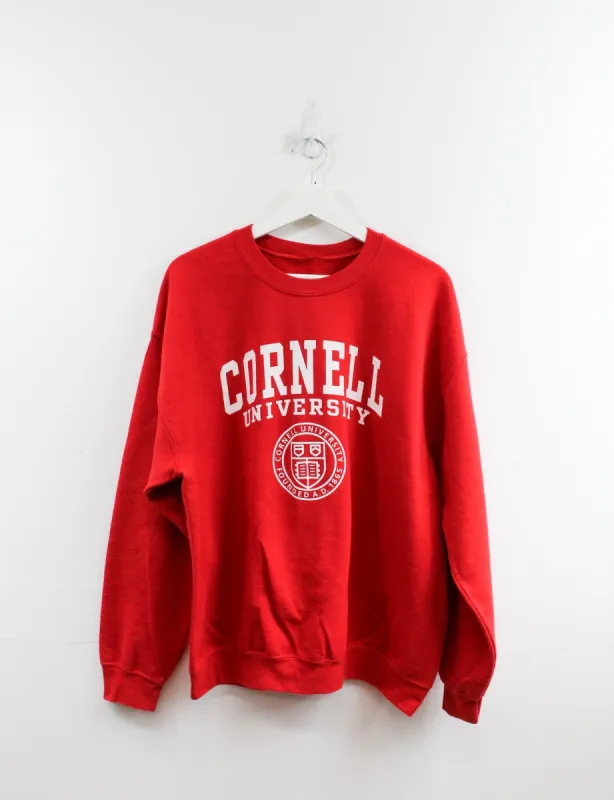 Vintage Cornell University Script Crewneck sold by HG Vintage
