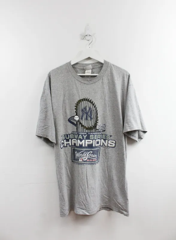 Vintage MLB 2000 New York Yankees Subway Series Champs Tee sold by HG Vintage