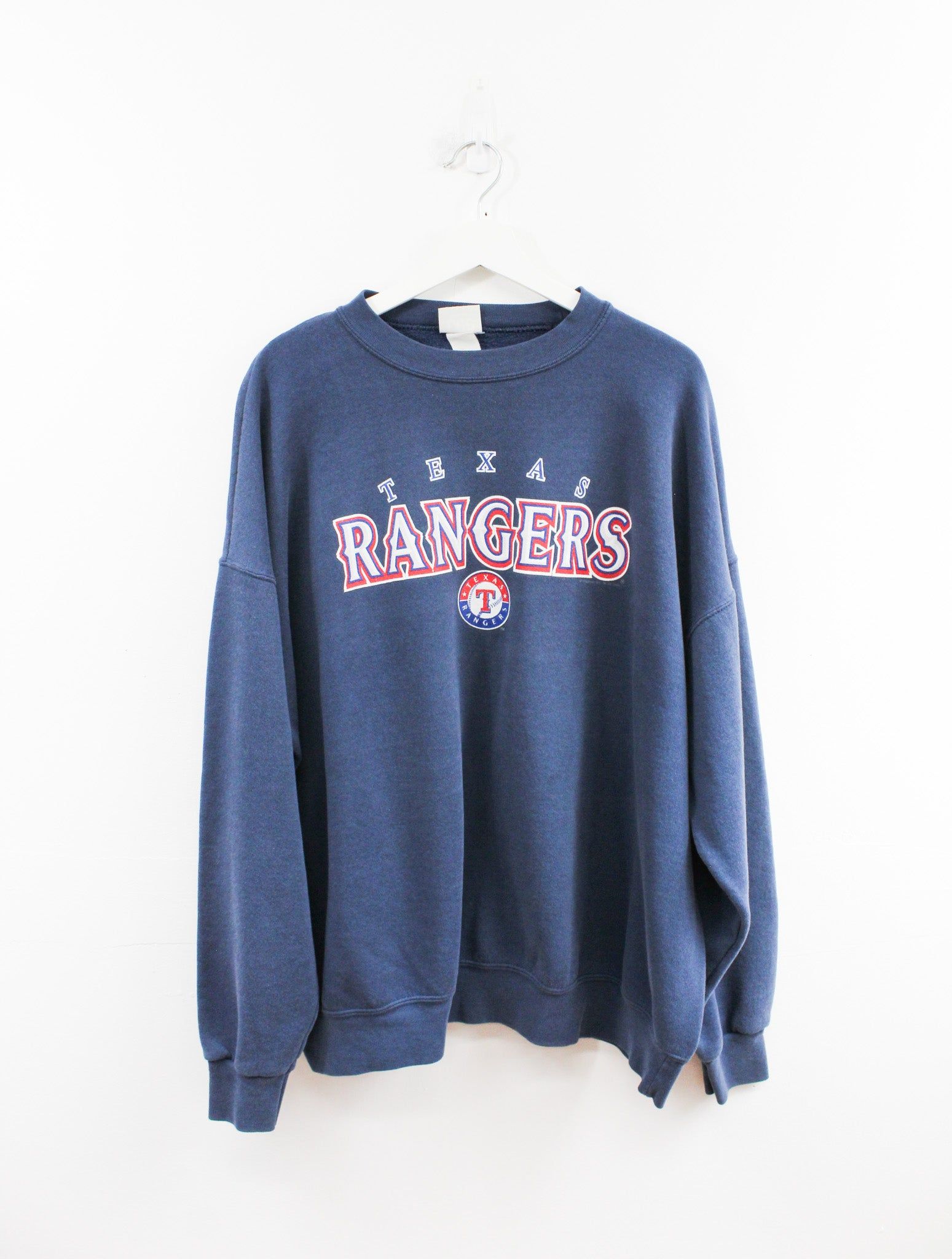 Vintage 2004 MLB Texas Rangers Logo & Script Crewneck sold by HG Vintage