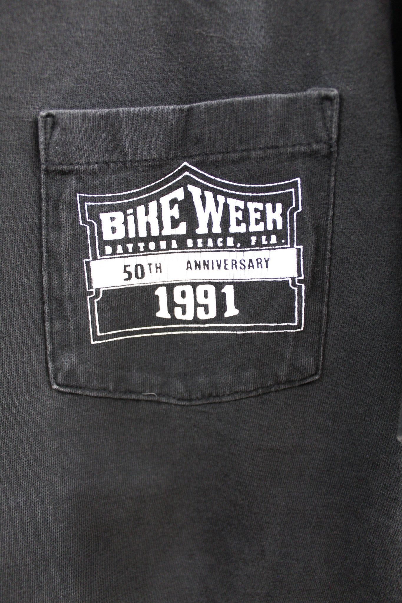 CC- Vintage 1991 Daytona Bike Week Single Stitch Tee sold by HG Vintage product image thumbnail 2