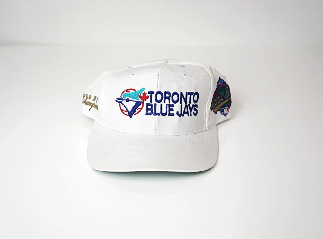 Toronto Blue Jays '92 Embroidered Vintage Snap Back Hat sold by HG Vintage