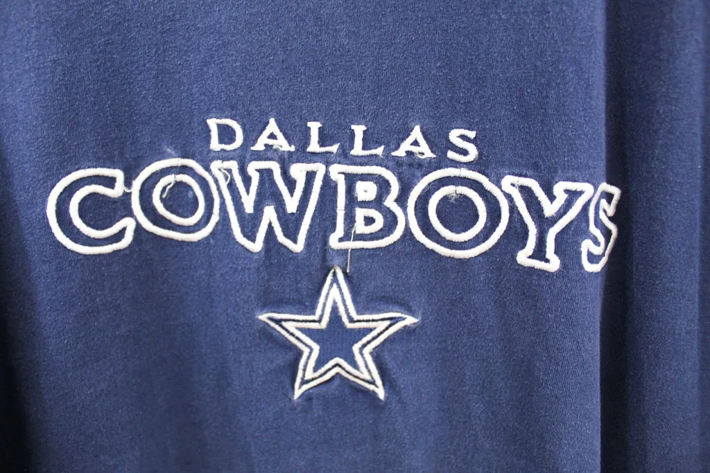 Z - Vintage 90s NFL Dallas Cowboys Embroidered Logo & Script Tee sold by HG Vintage product image thumbnail 2