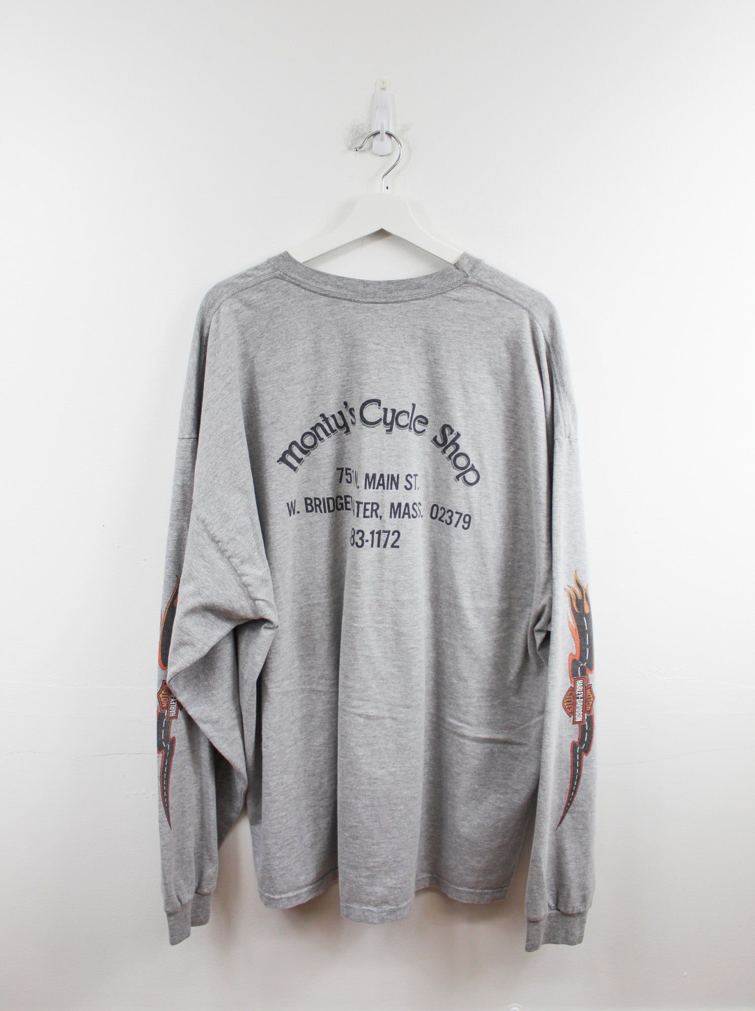 Harley Davidson Monty's Bike Shop Long-sleeved Tee sold by HG Vintage product image thumbnail 4