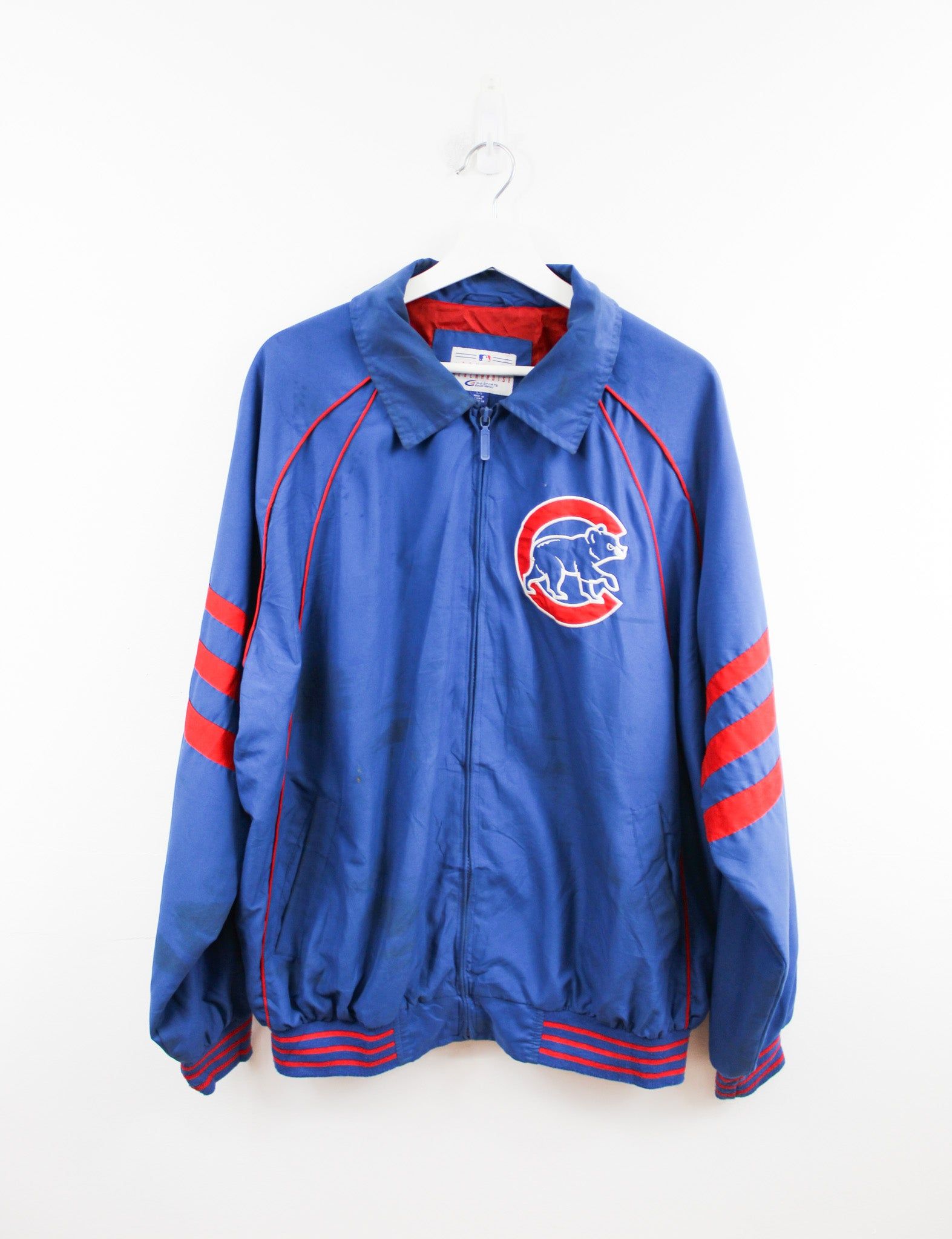 MLB Chicago Cubs Zip Up Windbreaker sold by HG Vintage