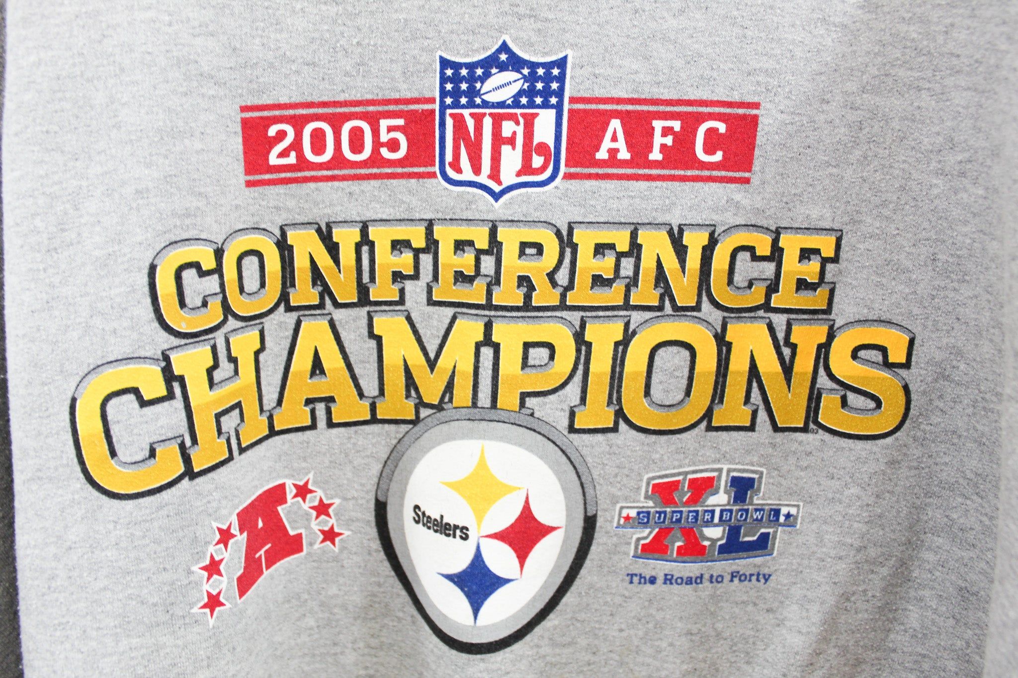 CC- Vintage NFL 05' Steelers AFC Champ Crewneck sold by HG Vintage product image thumbnail 2
