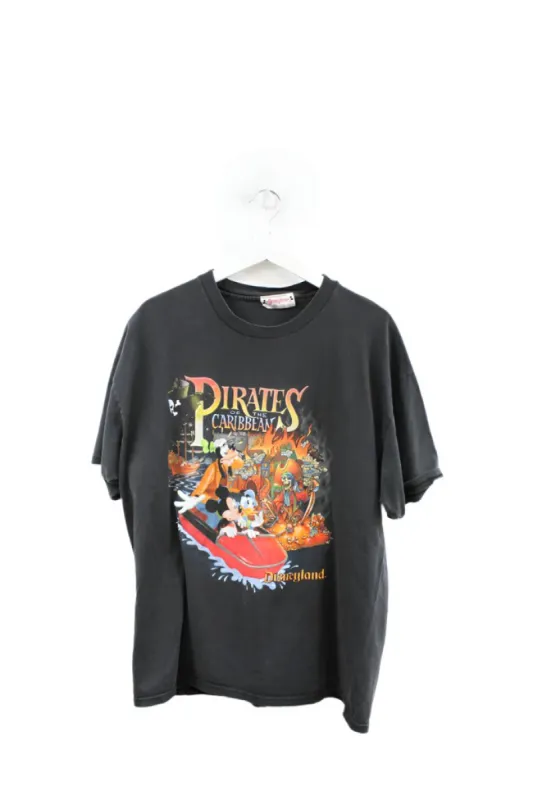 Z- Vintage Disneyland Pirates Of The Caribbean Dead Man Tells No Tale Tee sold by HG Vintage