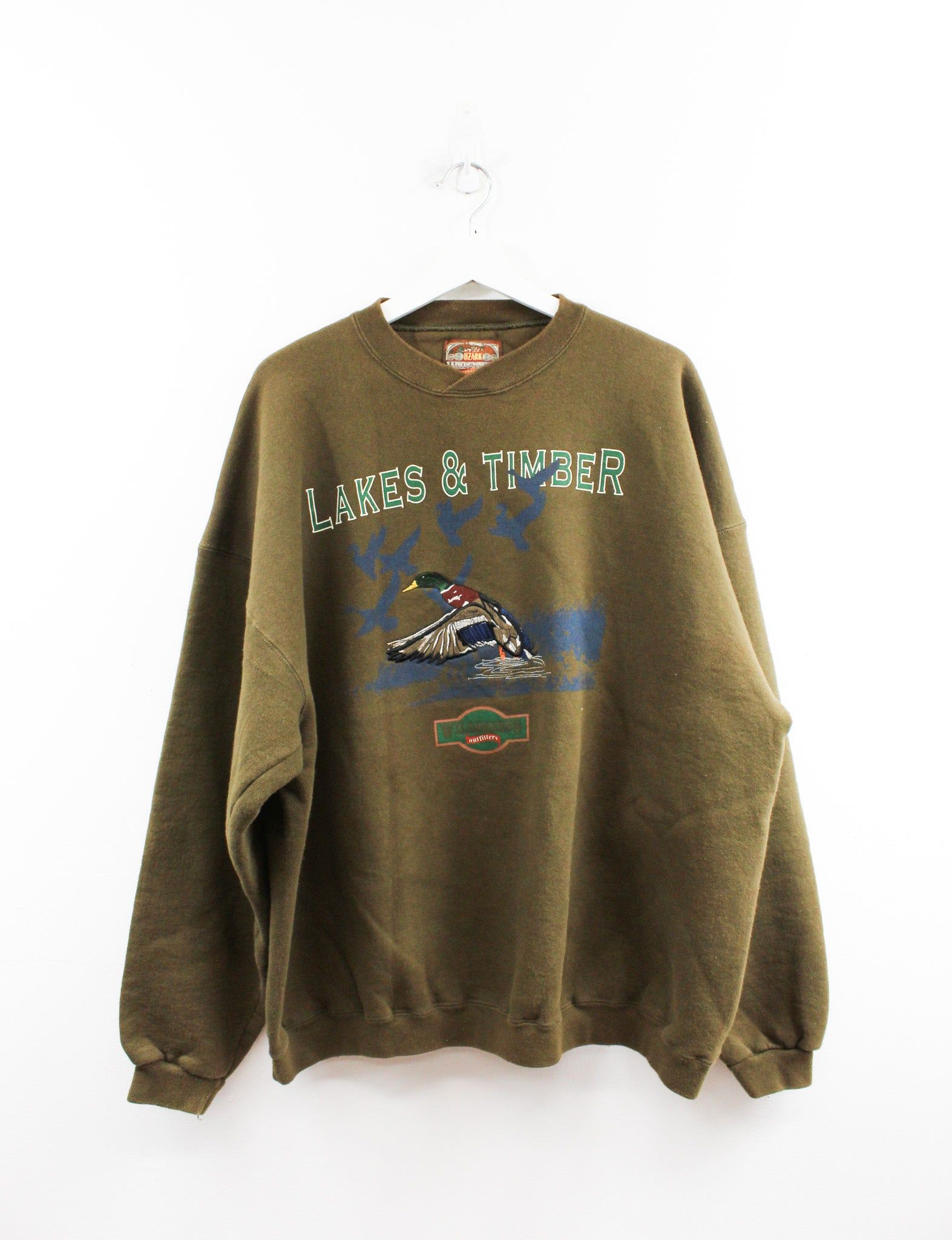 Vintage Lakes & Timber Embroidered Duck Crewneck sold by HG Vintage