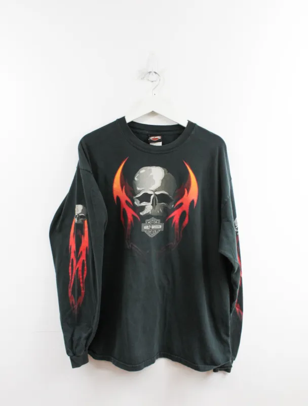 Vintage 1998 Harley Davidson Liberty Rahway NJ. Long Sleeve Tee sold by HG Vintage