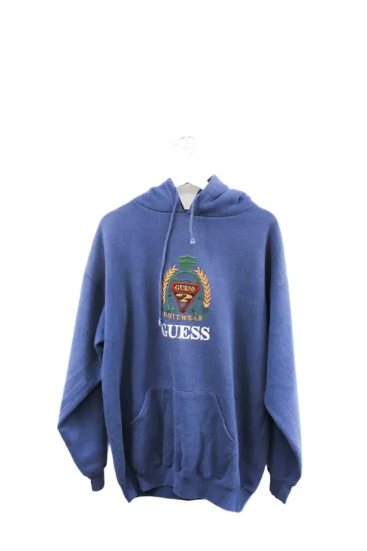 Z- Vintage GUESS Knitwear Embroidered Logo Hoodie sold by HG Vintage