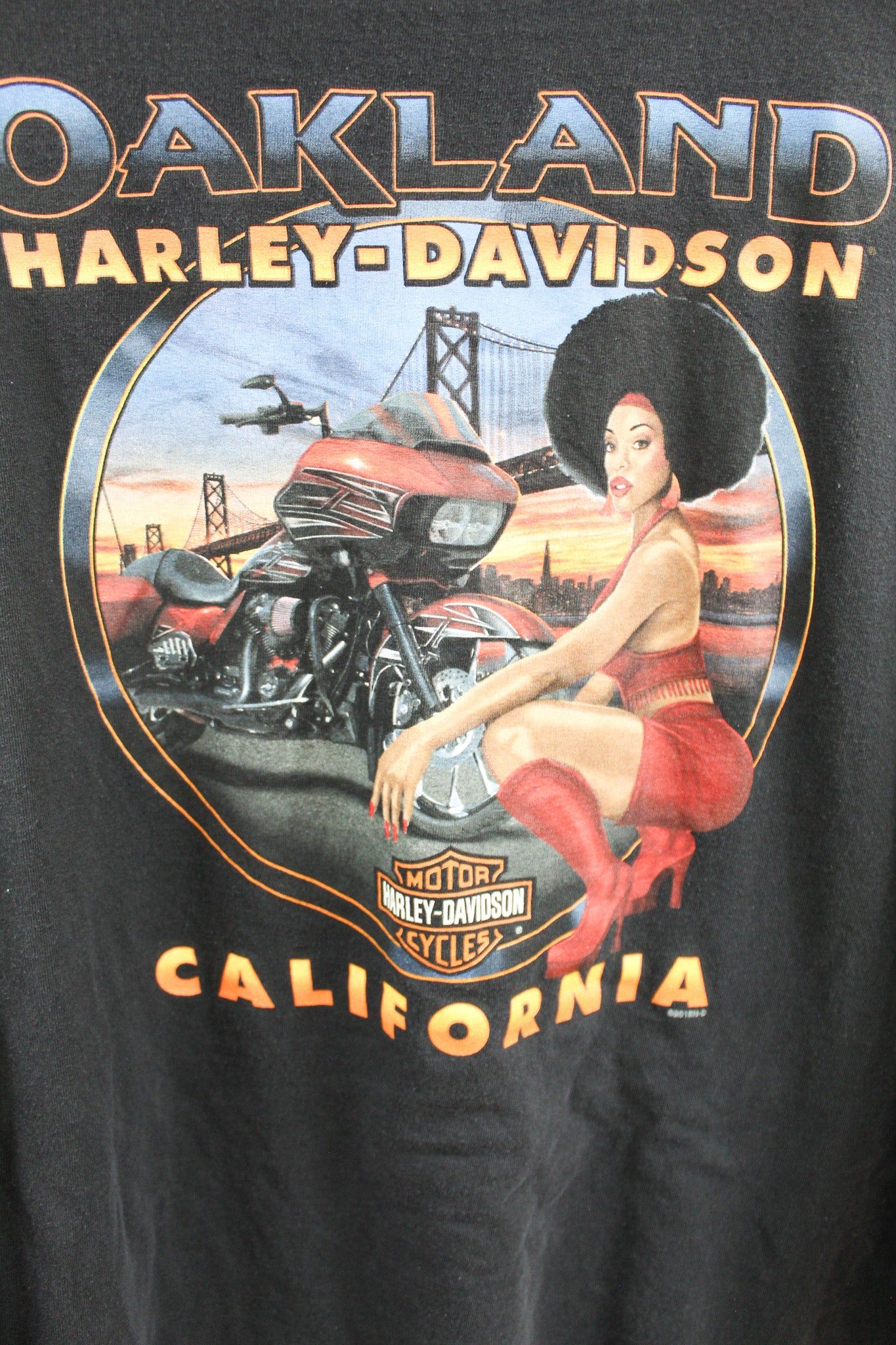 Harley Davidson Oakland California Long Sleeve Tee sold by HG Vintage product image thumbnail 4