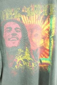 Bob Marley Lion & Picture Tee sold by HG Vintage
