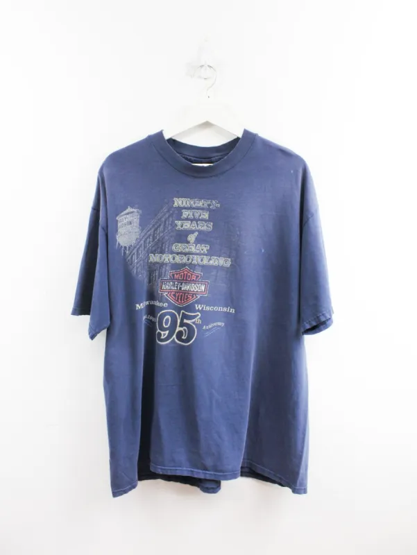Vintage 1998 Harley Davidson 95th Anniversary Milwaukee Tee sold by HG Vintage