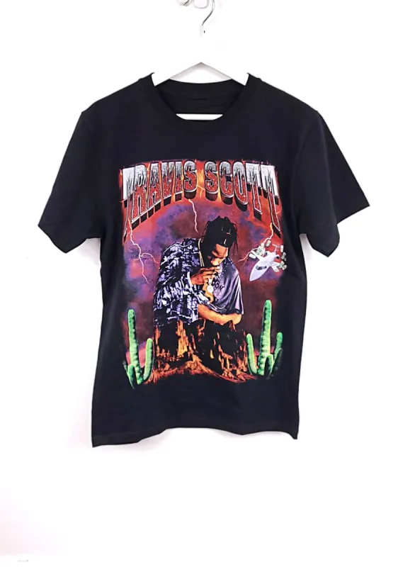 Travis Scott Hip Hop Bootleg Music Tee made by HG Vintage