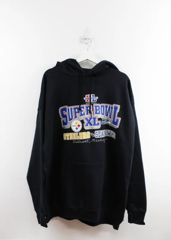 NFL 06' Superbowl 40 Steelers Vs Seahawks Hoodie sold by HG Vintage