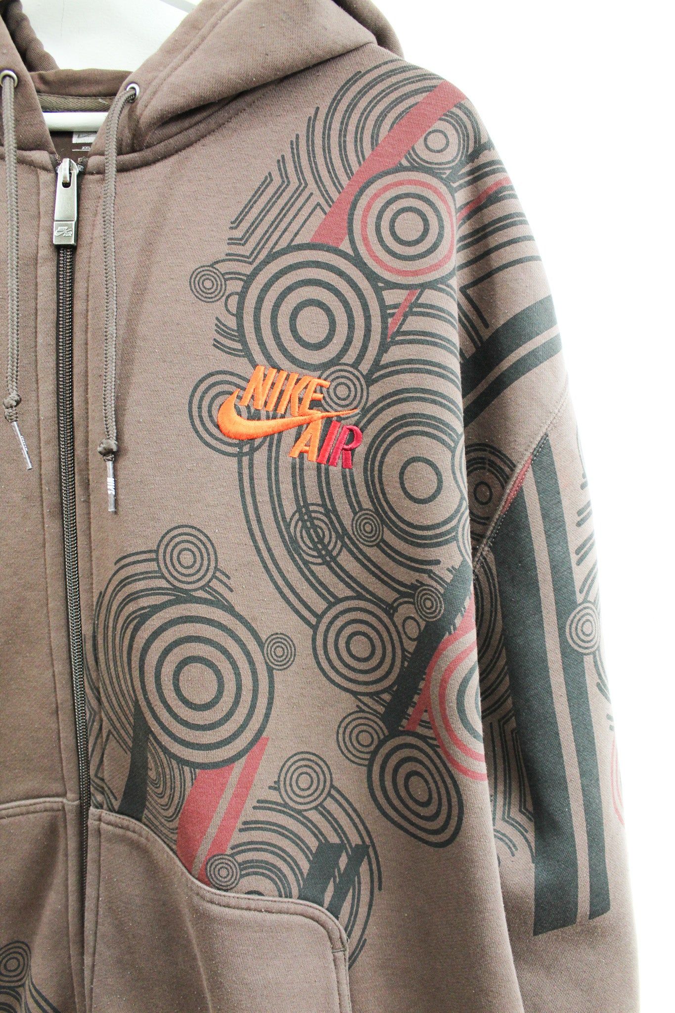 Nike Embroidered Swoosh Zip Up Hoodie sold by HG Vintage product image thumbnail 3